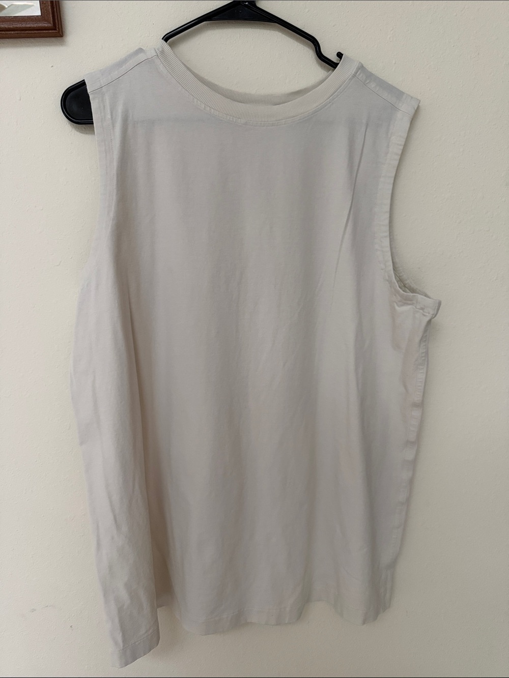Lululemon All Yours Sleeveless Crew Tank - Light Cream - XL